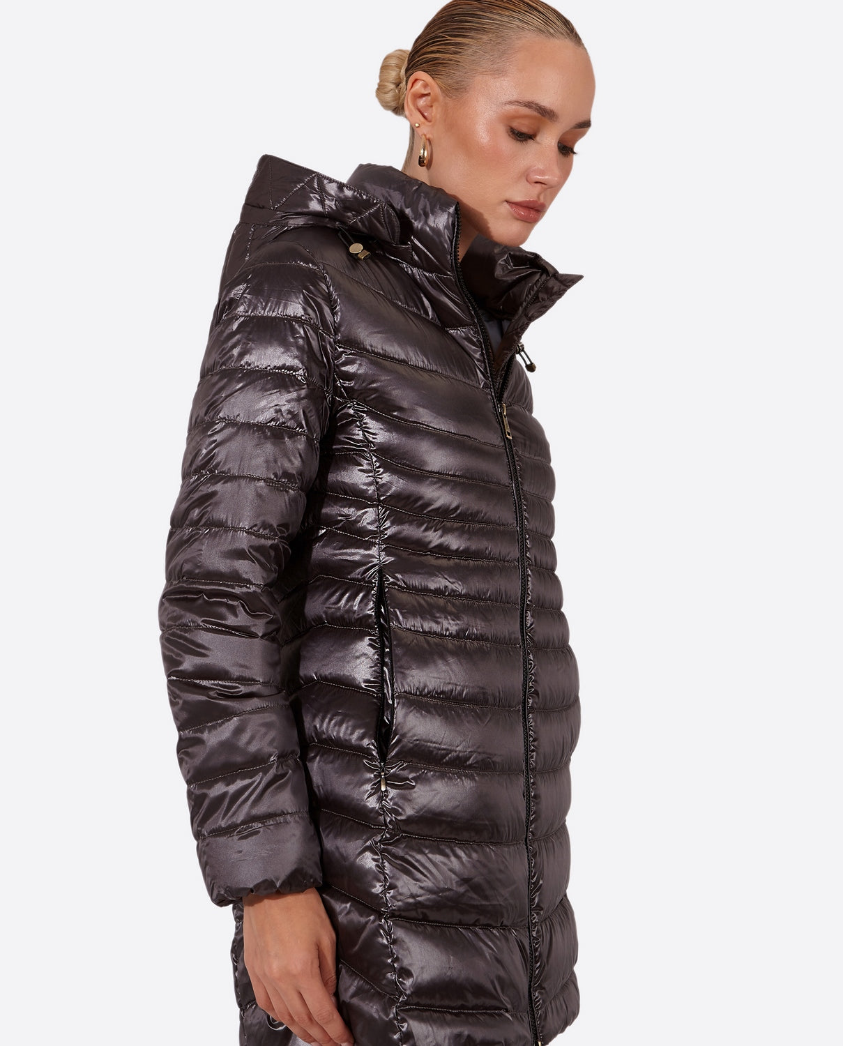 Women's down jacket CRIS Anthracite-Jacket-Henry Arroway-XS-Steel Blue-Urbanheer