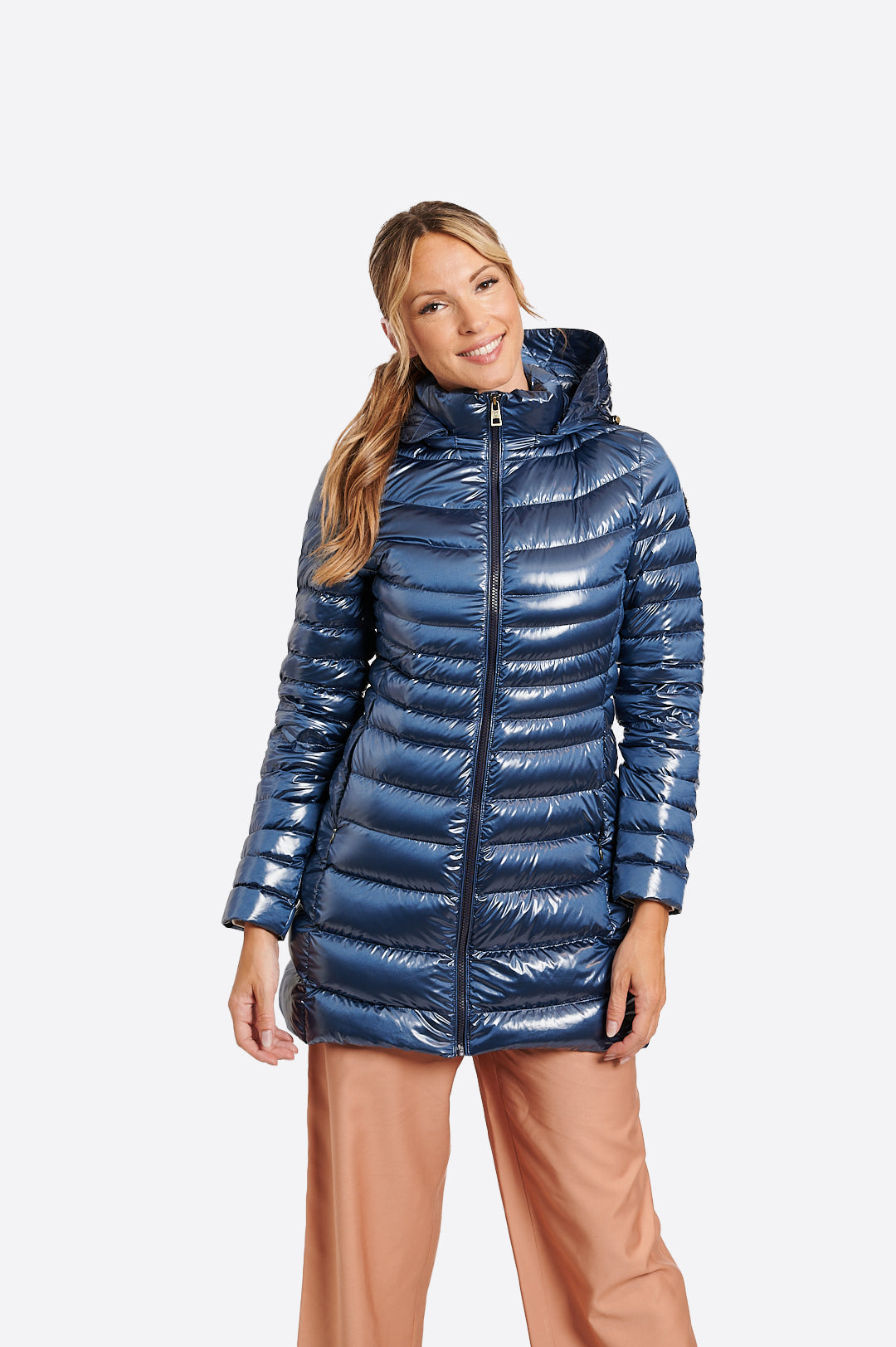 Women's down jacket CRIS Azul Acero-Jacket-Henry Arroway-XS-Azul Acero-Urbanheer