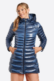 Women's down jacket CRIS Azul Acero-Jacket-Henry Arroway-XS-Azul Acero-Urbanheer