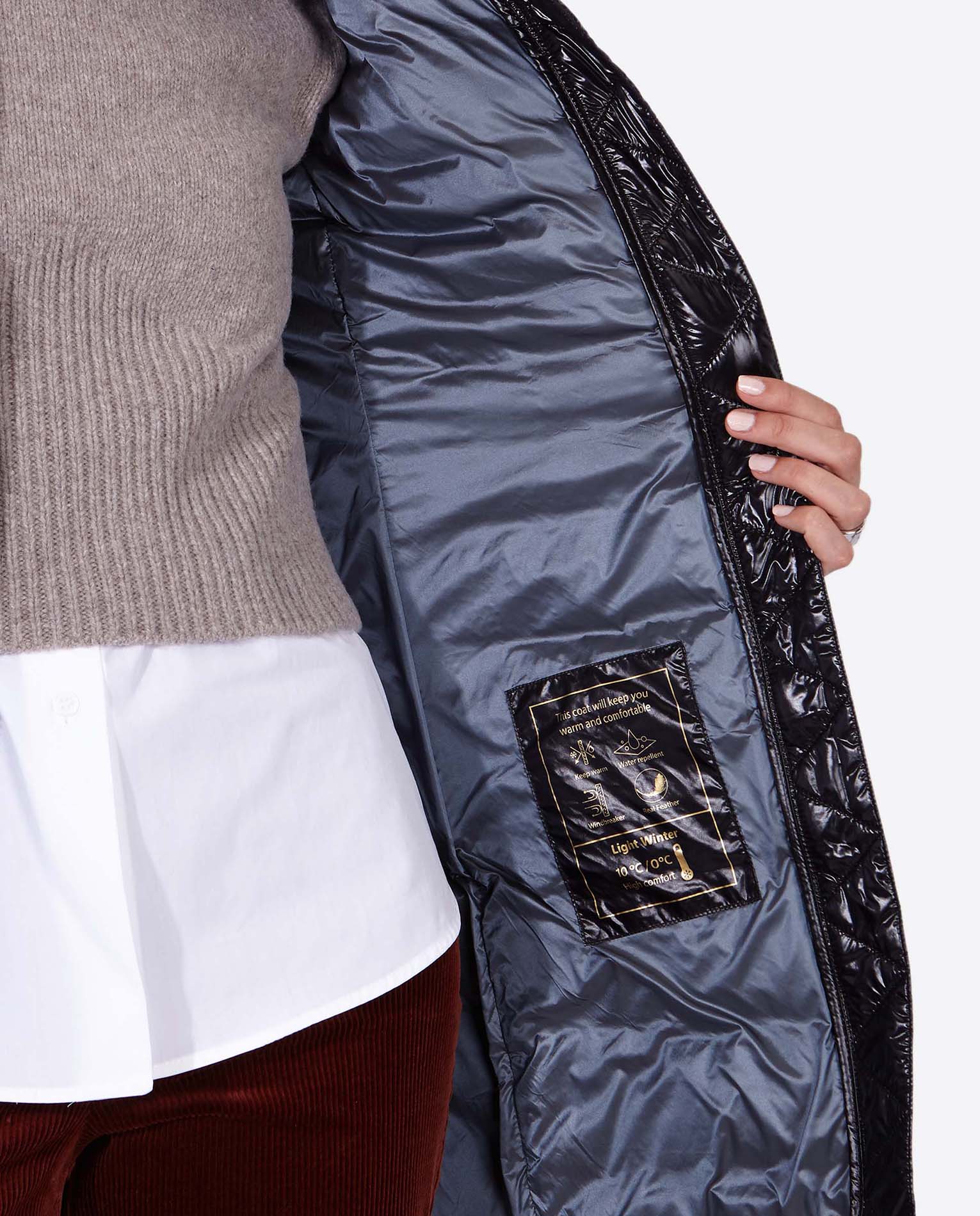 Women's down jacket CRIS Black/c-Jacket-Henry Arroway-XS-Black/c-Urbanheer