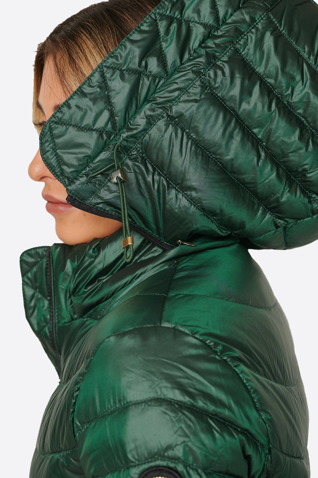 Women's down jacket CRIS Green Forest-Jacket-Henry Arroway-XS-Green Forest-Urbanheer