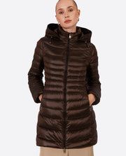 Women's down jacket CRIS Moka-Jacket-Henry Arroway-XS-Moka/c-Urbanheer