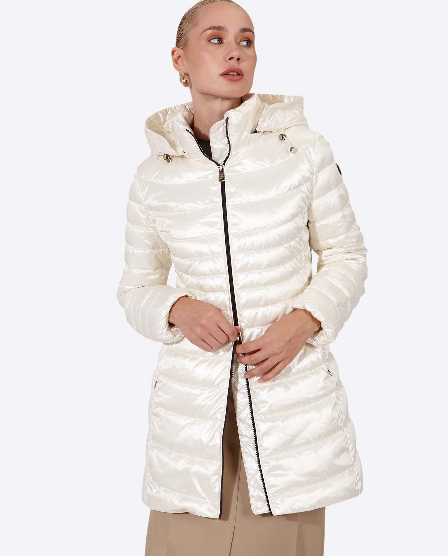 Women's down jacket CRIS Nacre-Jacket-Henry Arroway-XS-Nacre-Urbanheer