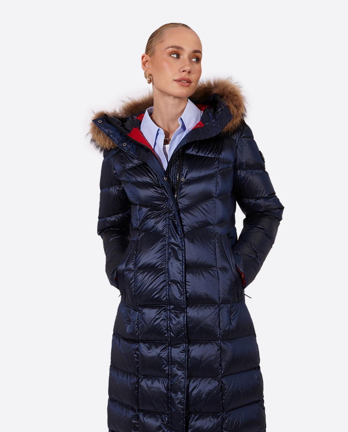 Women's down jacket ECLIPSE-Jacket-Henry Arroway-XS-Midnight Blue-Urbanheer
