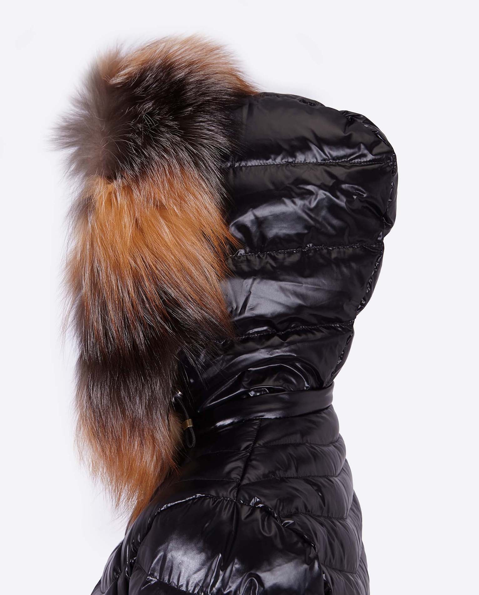 Women's down jacket ELIZABETH BLACK-Jacket-Henry Arroway-XS-Black-Urbanheer