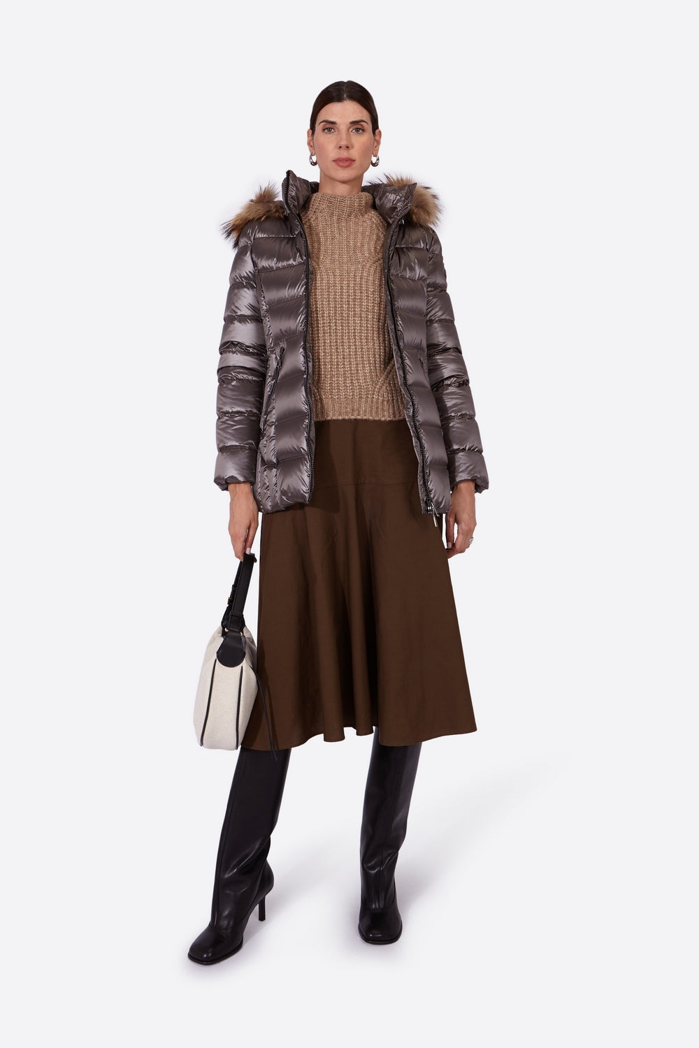 Women's down jacket HELENA-Jacket-Henry Arroway-XS-STEEL BLUE-Urbanheer