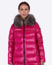 Women's down jacket KARINA-I CARDINAL PINK-Jacket-Henry Arroway-XS-CARDINAL PINK/C-Urbanheer