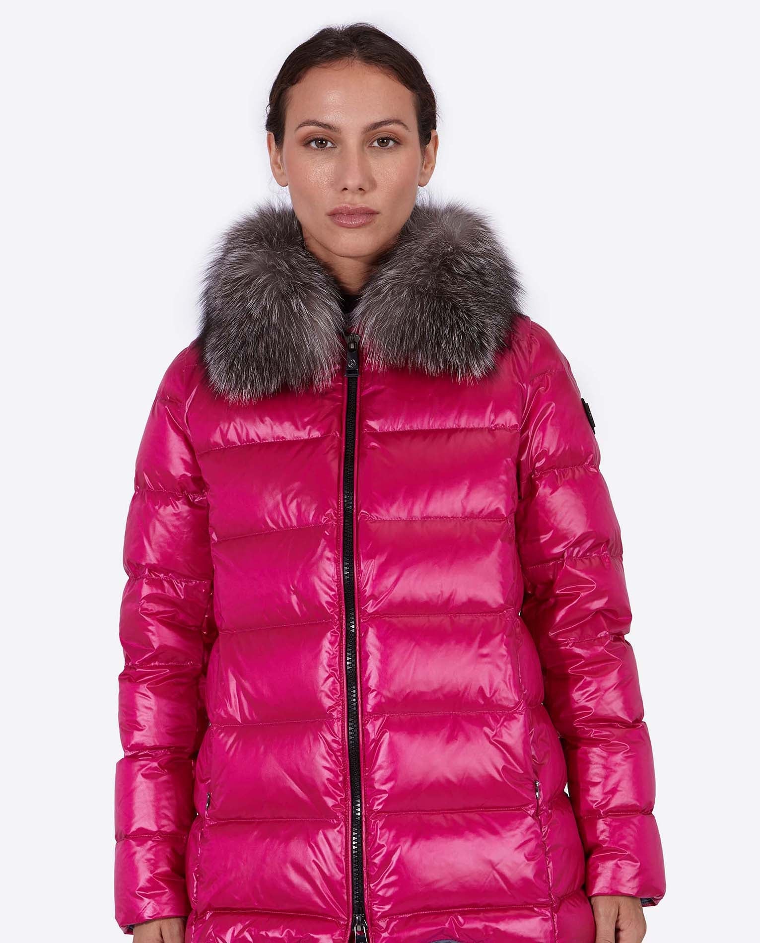 Women's down jacket KARINA-I CARDINAL PINK-Jacket-Henry Arroway-XS-CARDINAL PINK/C-Urbanheer