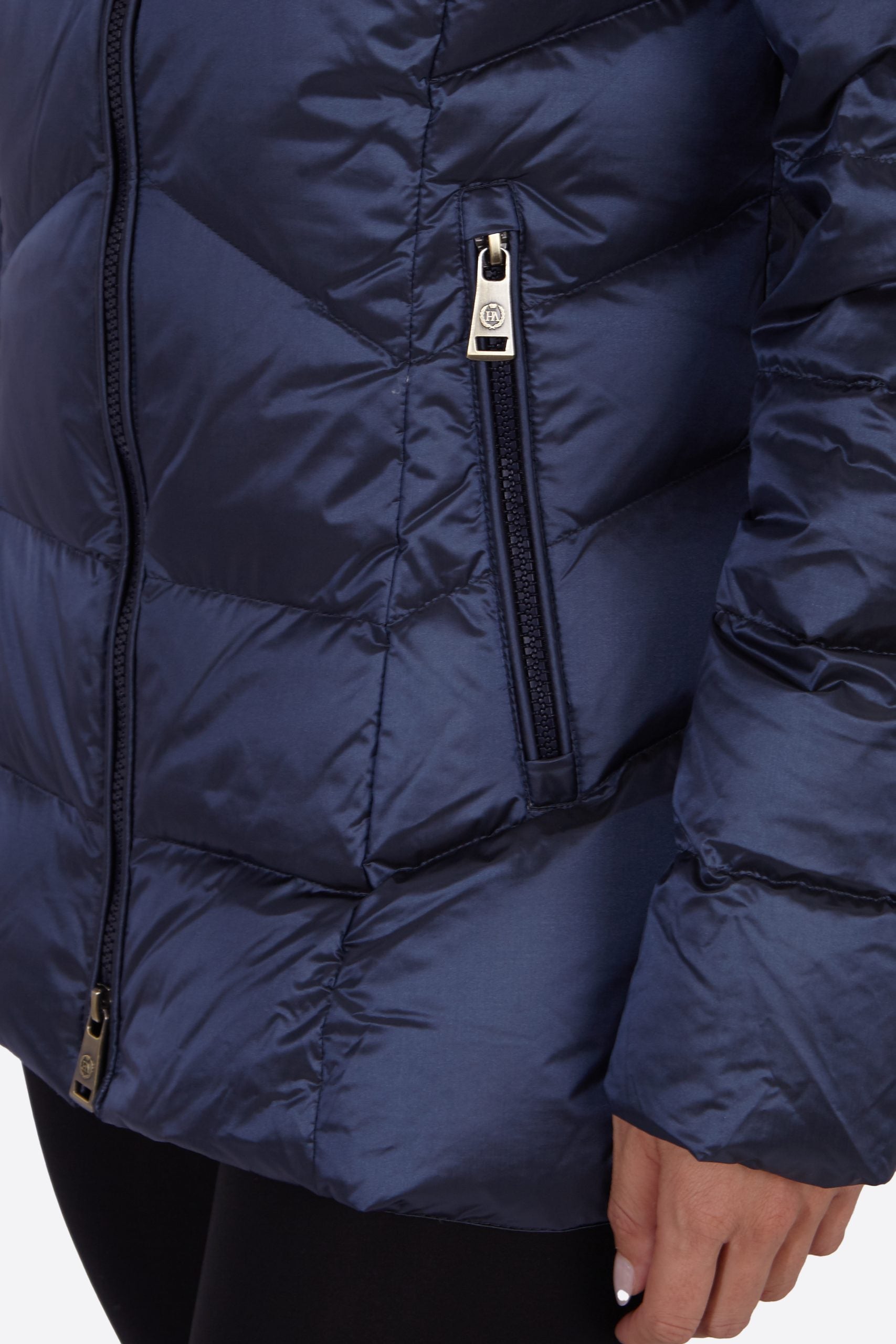 Women's down jacket LENA-N NAVY-Jacket-Henry Arroway-XS-Navy/c-Urbanheer