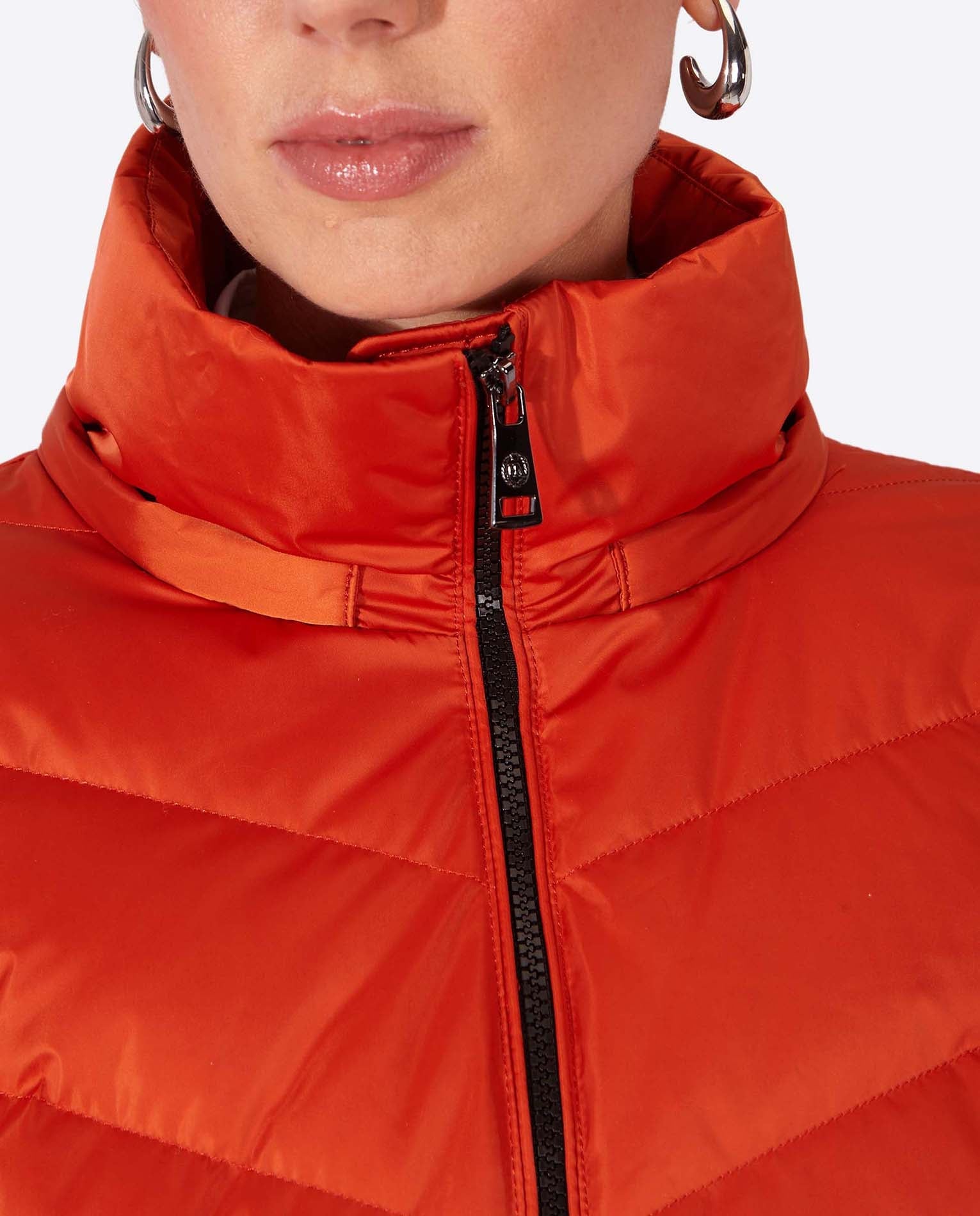 Women's down jacket LENA Naranja-Jacket-Henry Arroway-XS-Naranja-Urbanheer