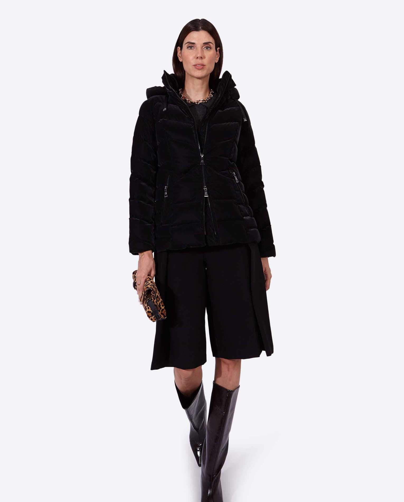 Women's down jacket LENA Negro Goma-Jacket-Henry Arroway-XS-Negro Goma-Urbanheer