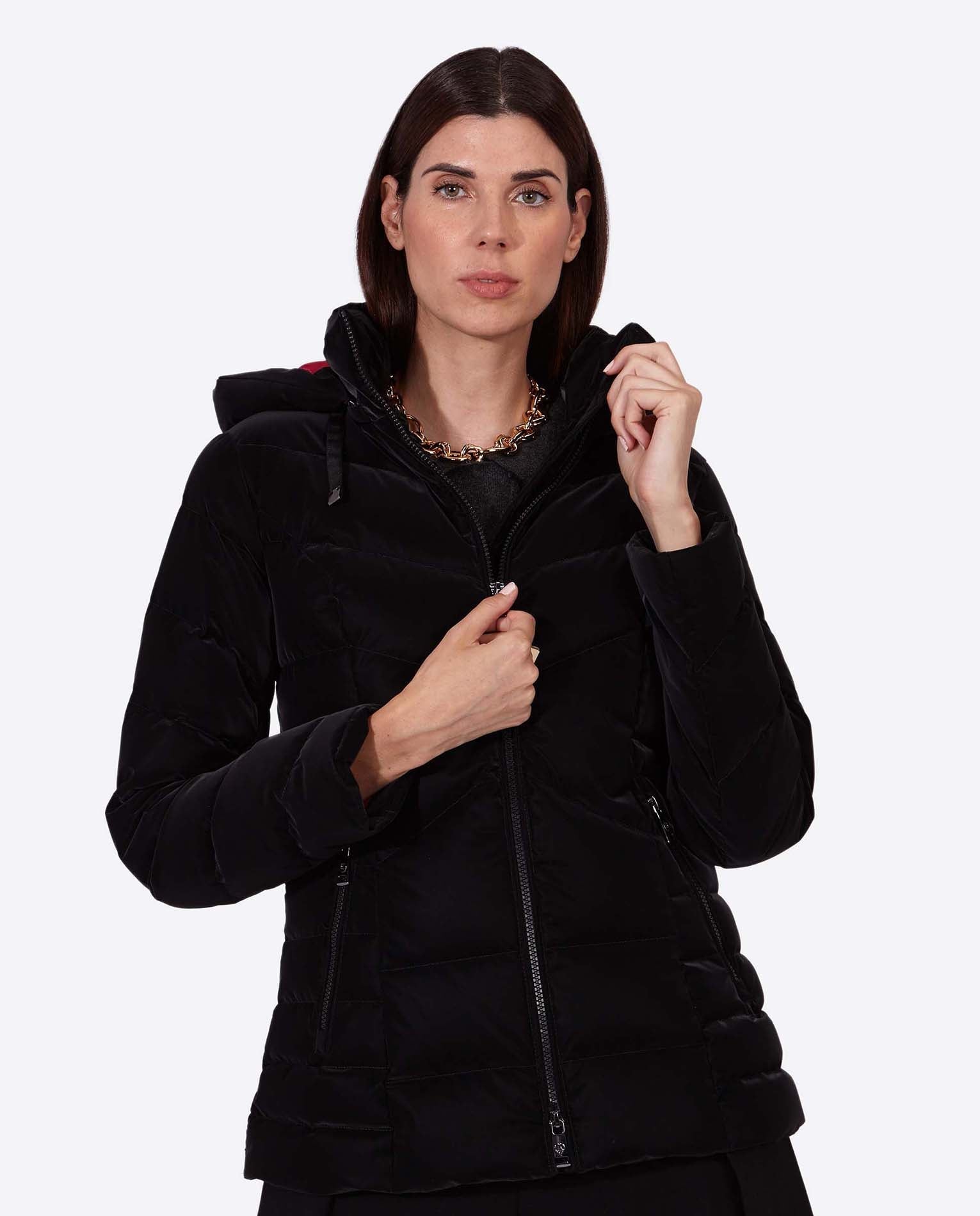 Women's down jacket LENA Negro Goma-Jacket-Henry Arroway-XS-Negro Goma-Urbanheer
