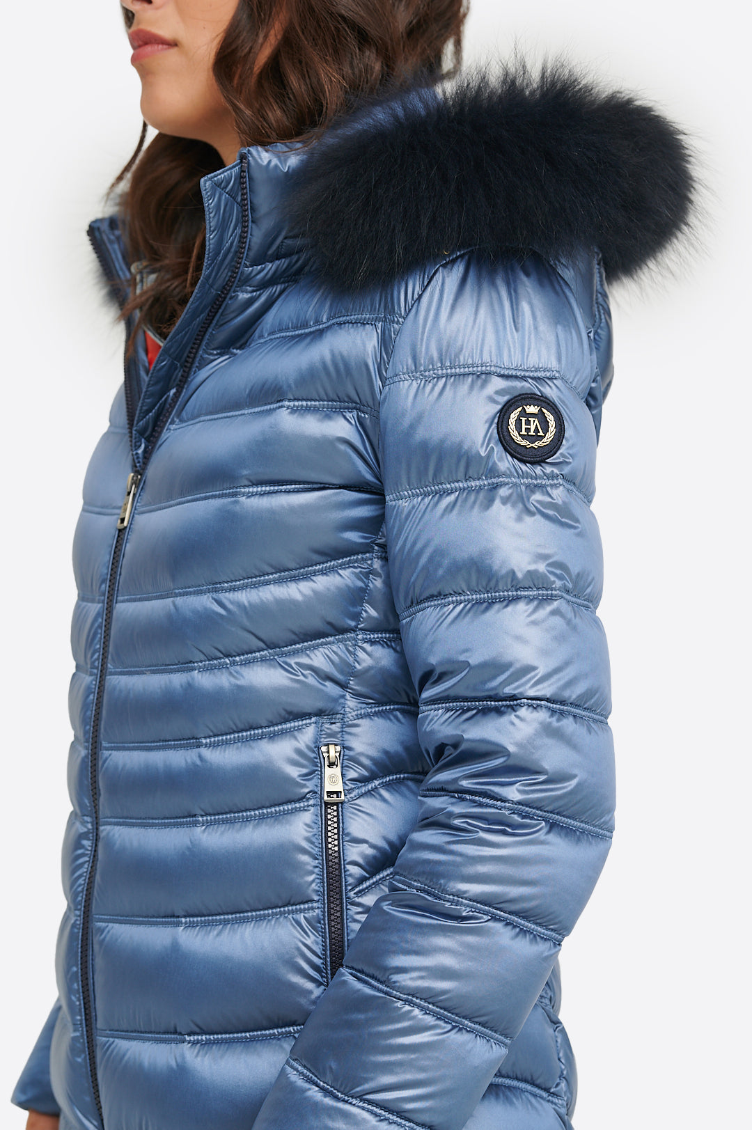 Women's down jacket LION Azul Raf-Jacket-Henry Arroway-XS-Azur Raf-Urbanheer