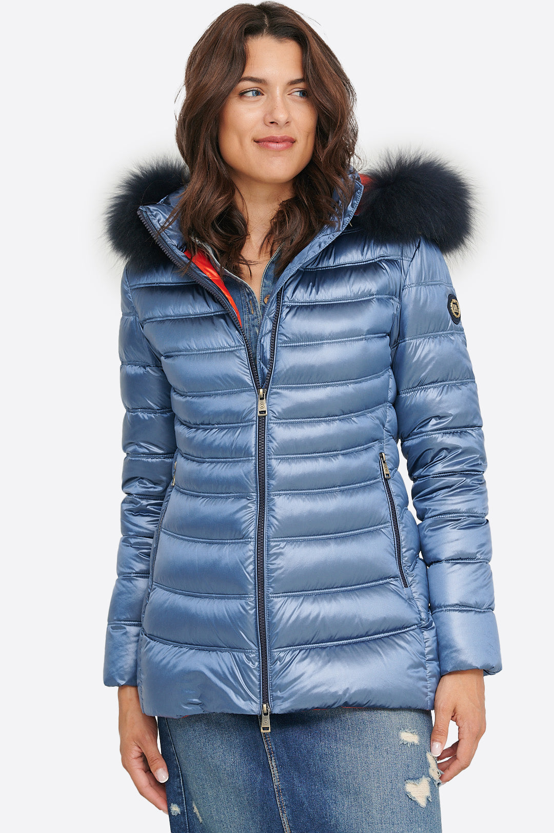 Women's down jacket LION Azul Raf-Jacket-Henry Arroway-XS-Azur Raf-Urbanheer