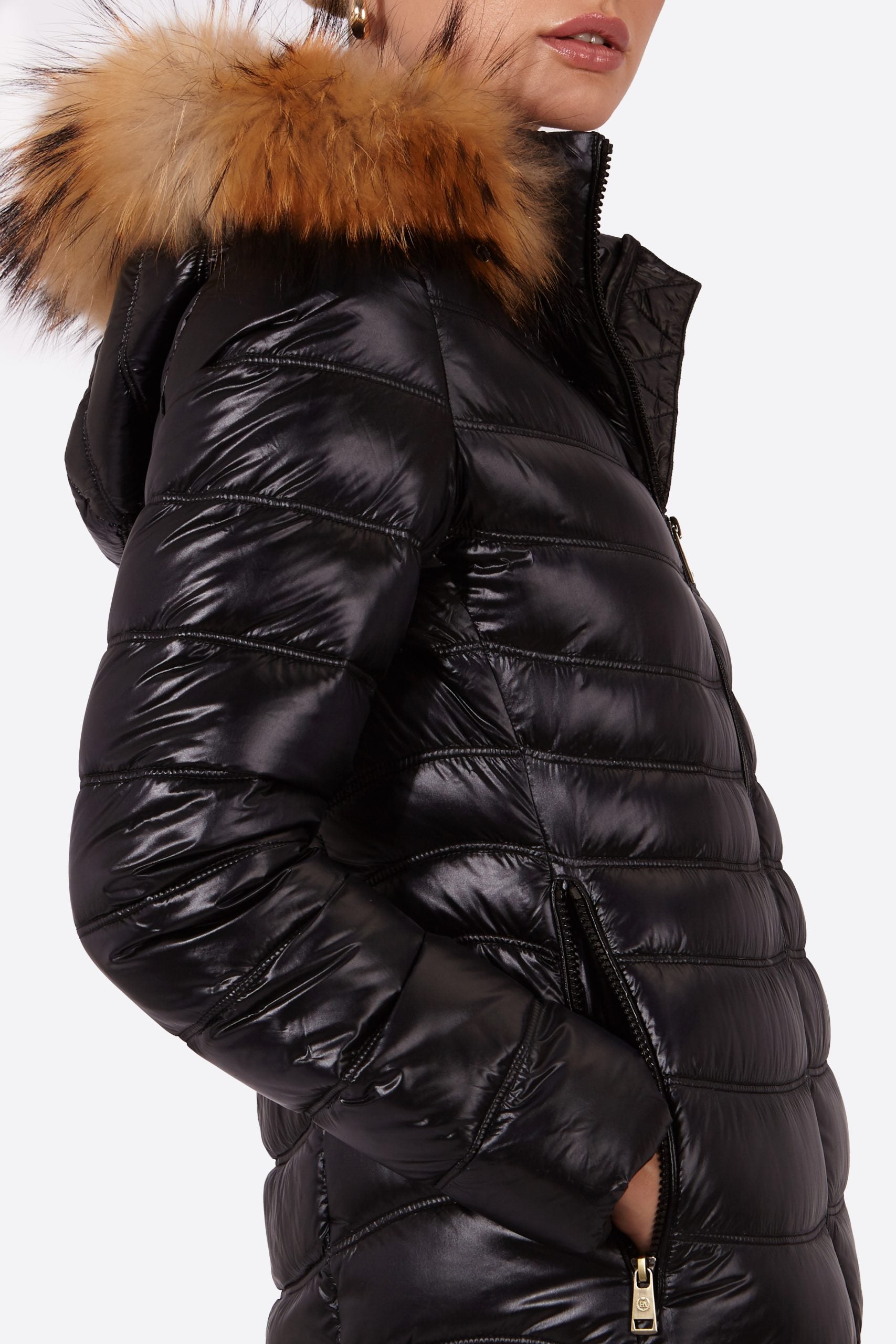 Women's down jacket LION Black-Jacket-Henry Arroway-XS-Black/c-Urbanheer