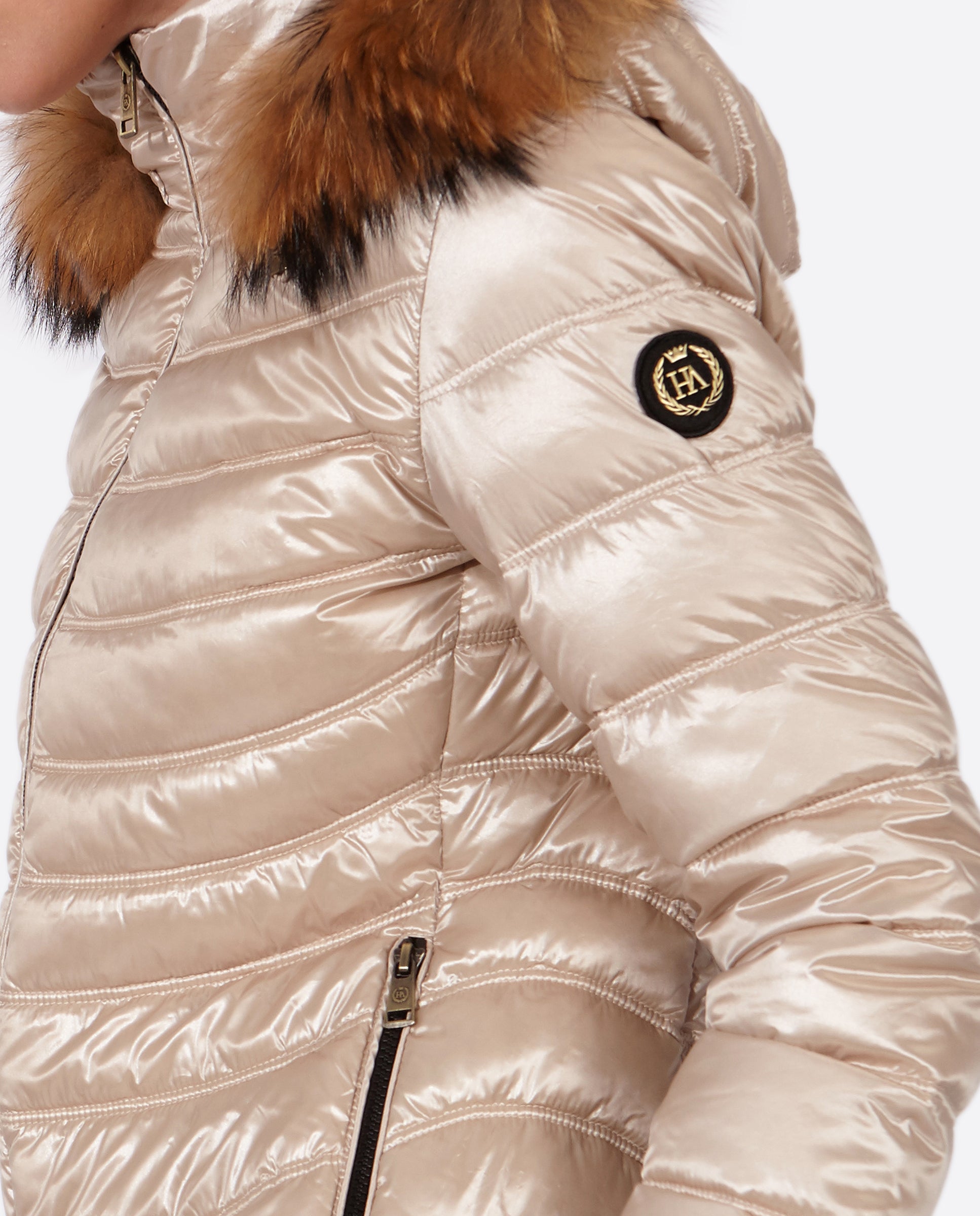 Women's down jacket LION Champagne-Jacket-Henry Arroway-XS-Champagne-1-Urbanheer