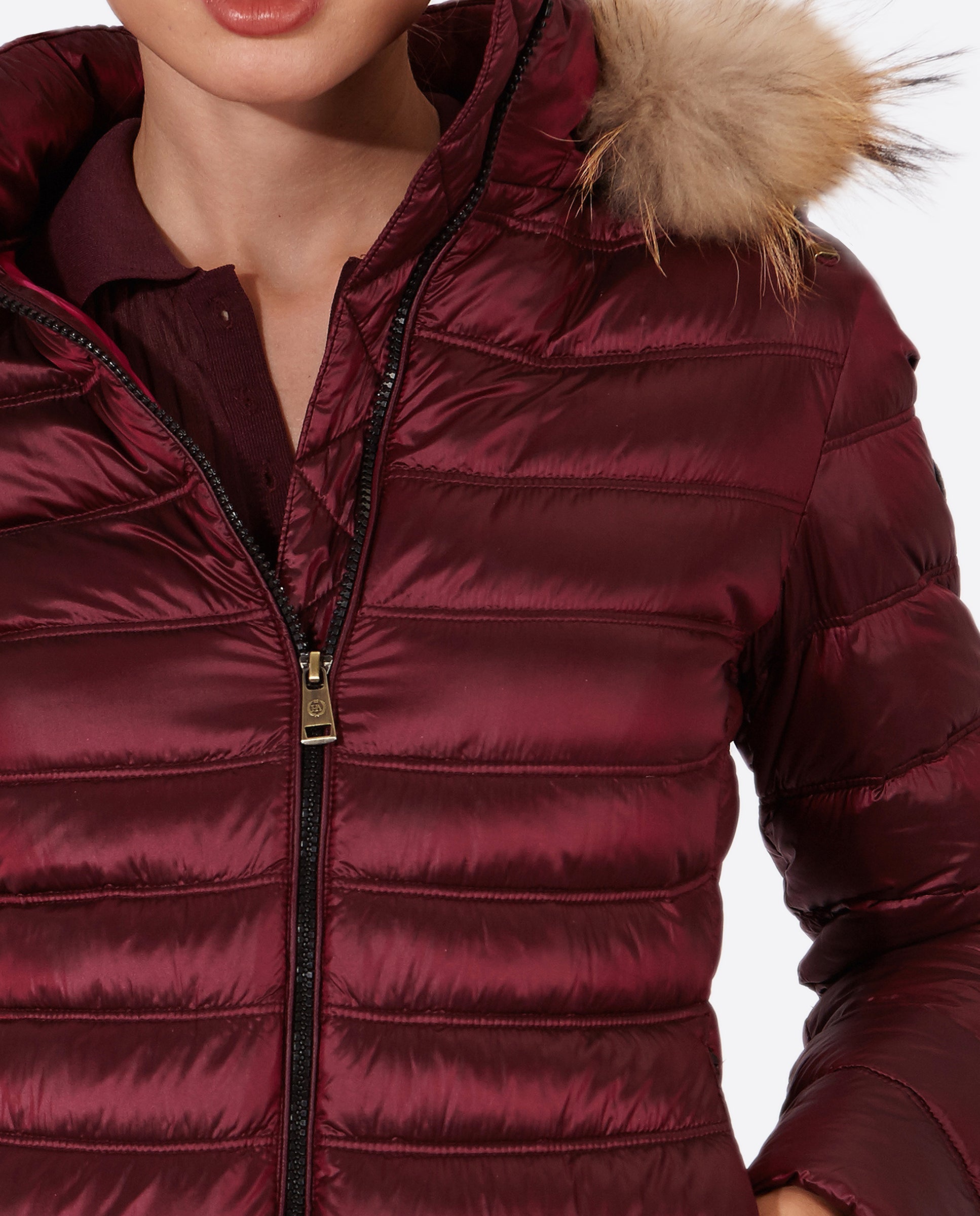 Women's down jacket LION DARK PURPLE-Jacket-Henry Arroway-XS-DARK PURPLE-Urbanheer