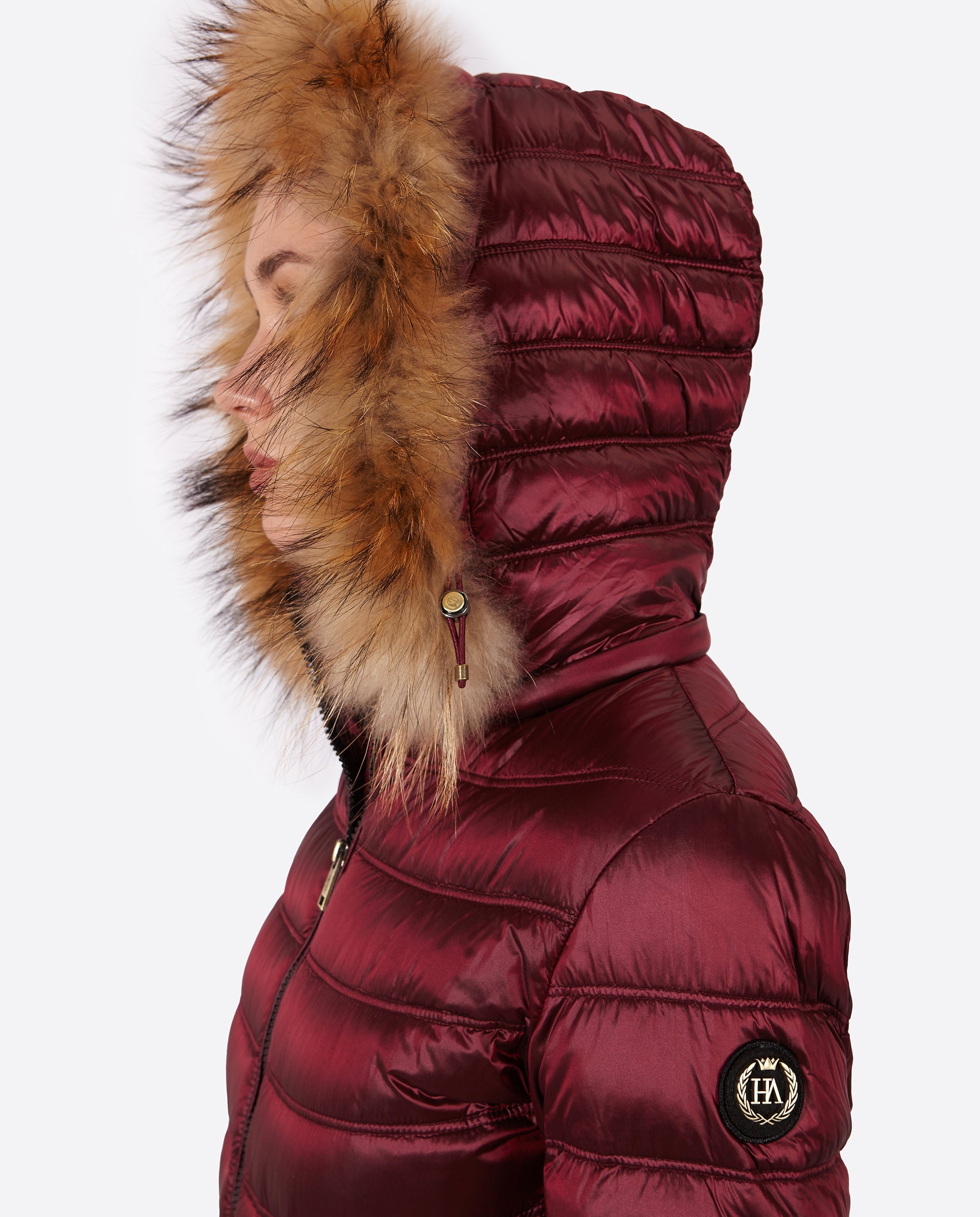 Women's down jacket LION DARK PURPLE-Jacket-Henry Arroway-XS-DARK PURPLE-Urbanheer