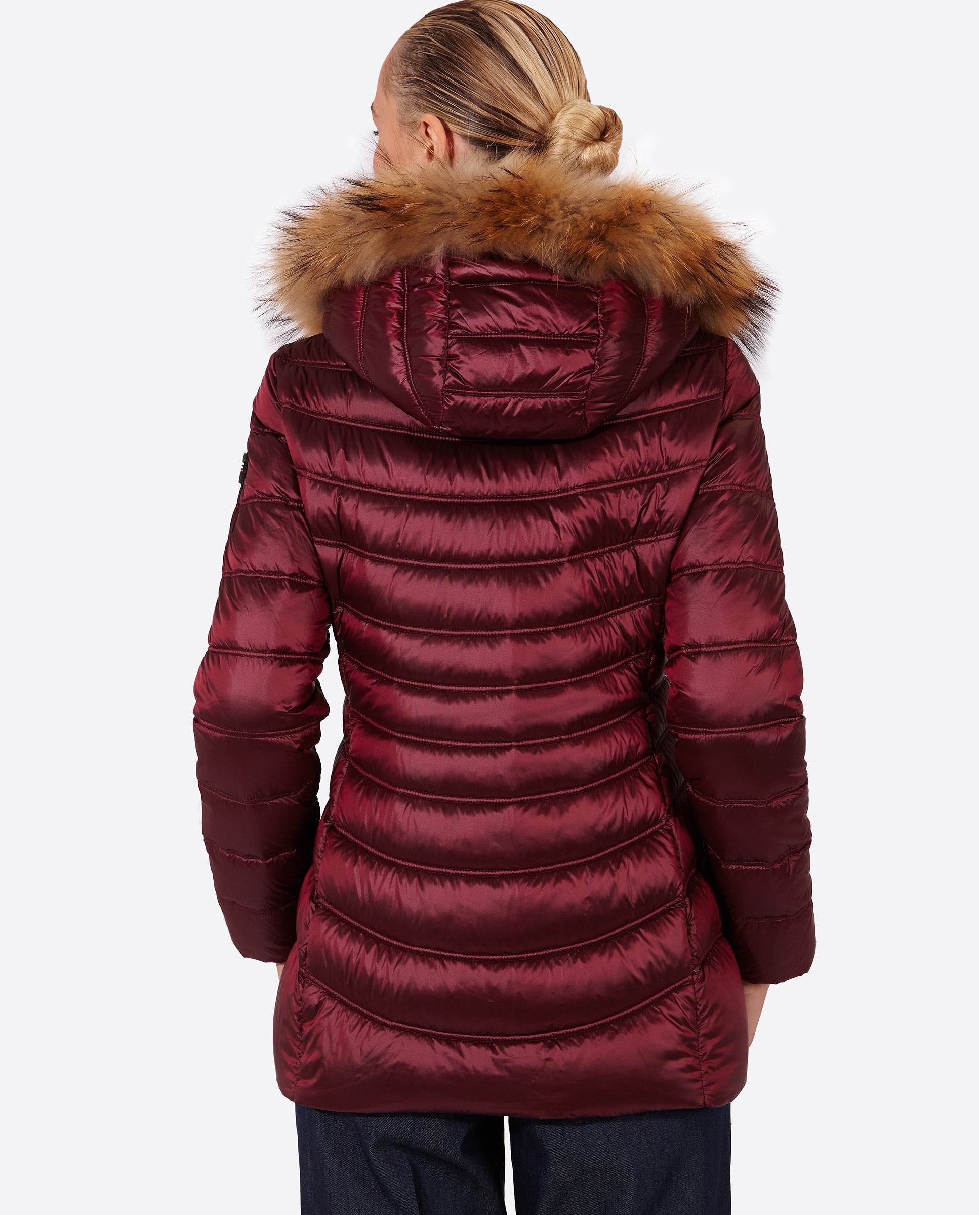 Women's down jacket LION DARK PURPLE-Jacket-Henry Arroway-XS-DARK PURPLE-Urbanheer