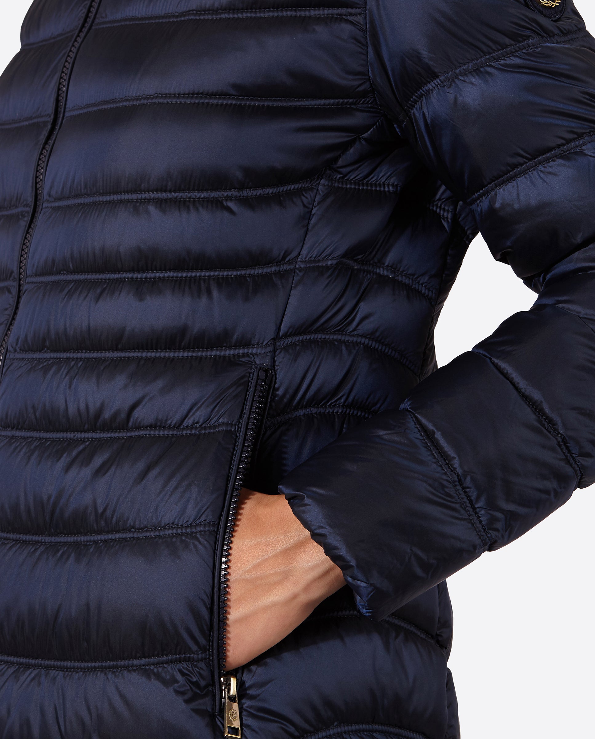 Women's down jacket LION Midnight Blue-Jacket-Henry Arroway-XS-Midnight Blue-Urbanheer