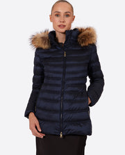 Women's down jacket LION Midnight Blue-Jacket-Henry Arroway-XS-Midnight Blue-Urbanheer