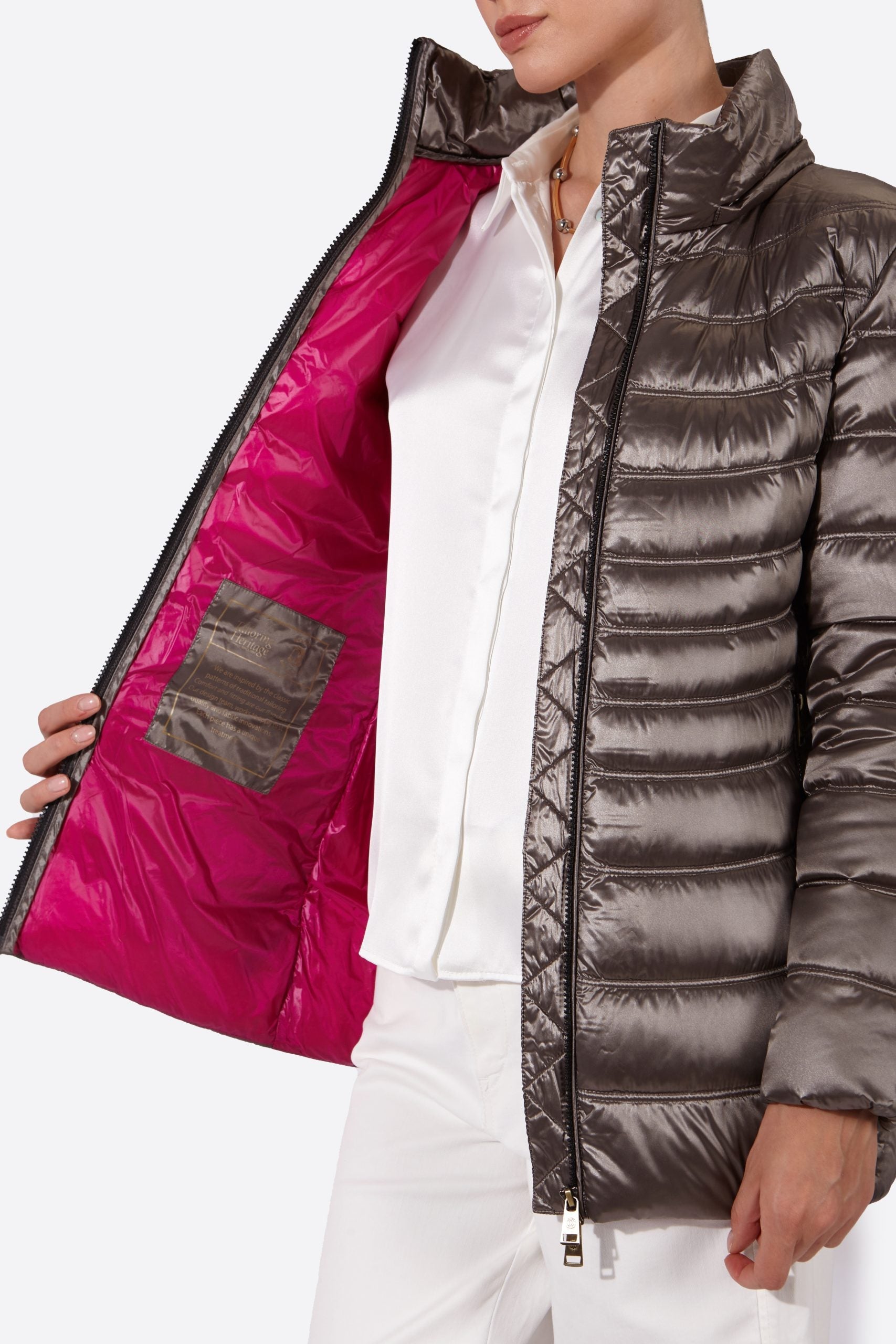 Women's down jacket LION Mink-Jacket-Henry Arroway-XS-Mink-Urbanheer