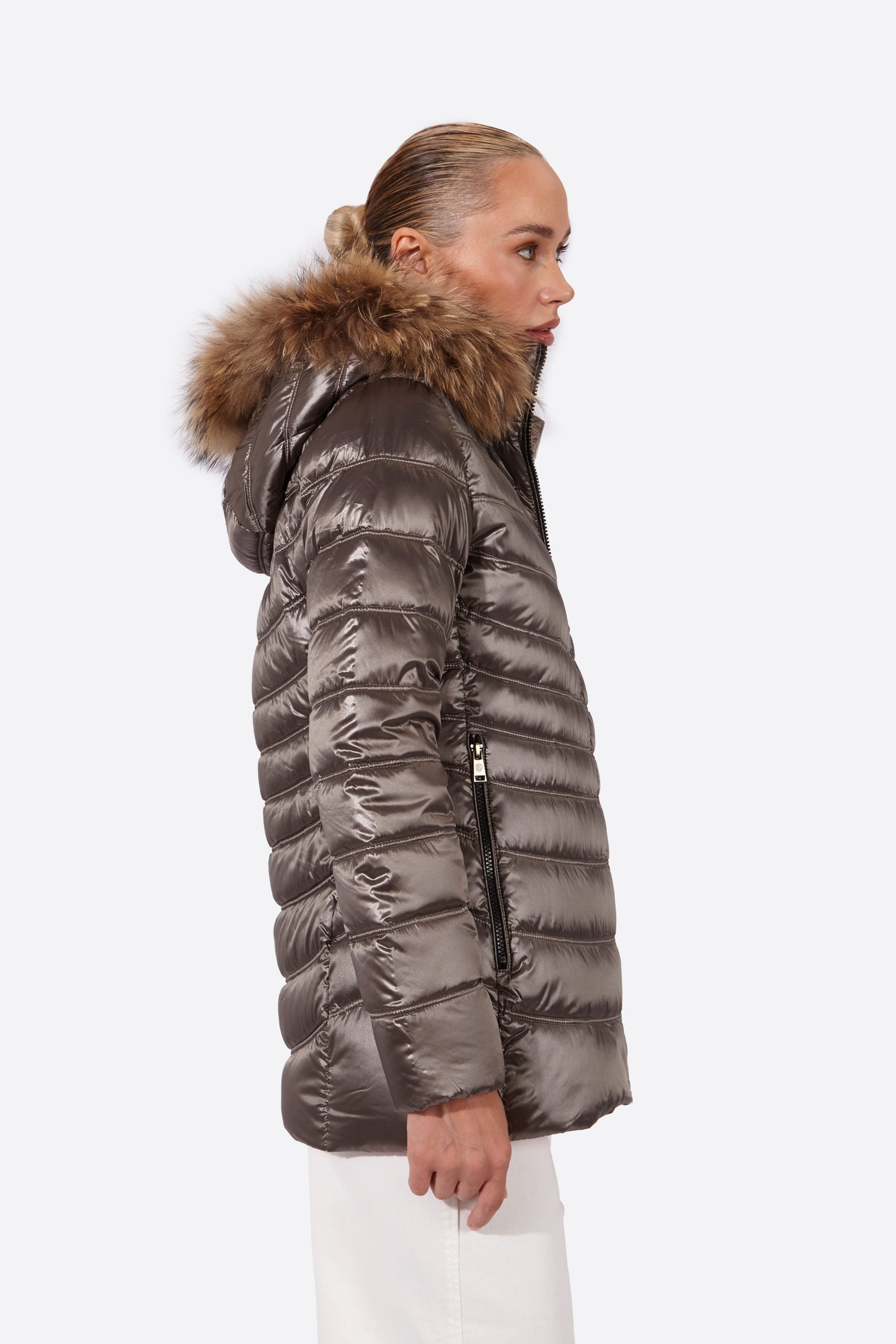 Women's down jacket LION Mink-Jacket-Henry Arroway-XS-Mink-Urbanheer