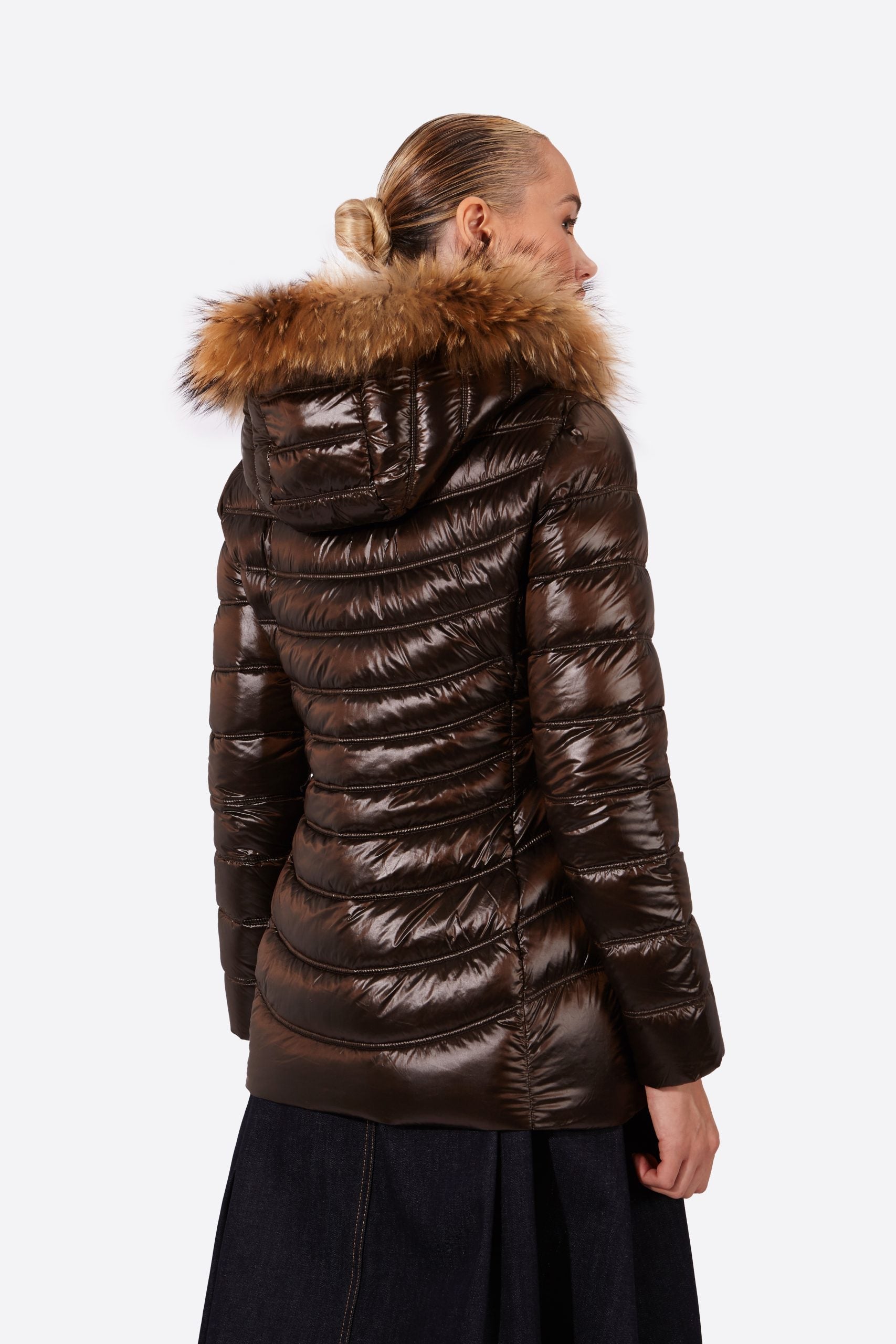 Women's down jacket LION Moka-Jacket-Henry Arroway-XS-Moka/c-Urbanheer