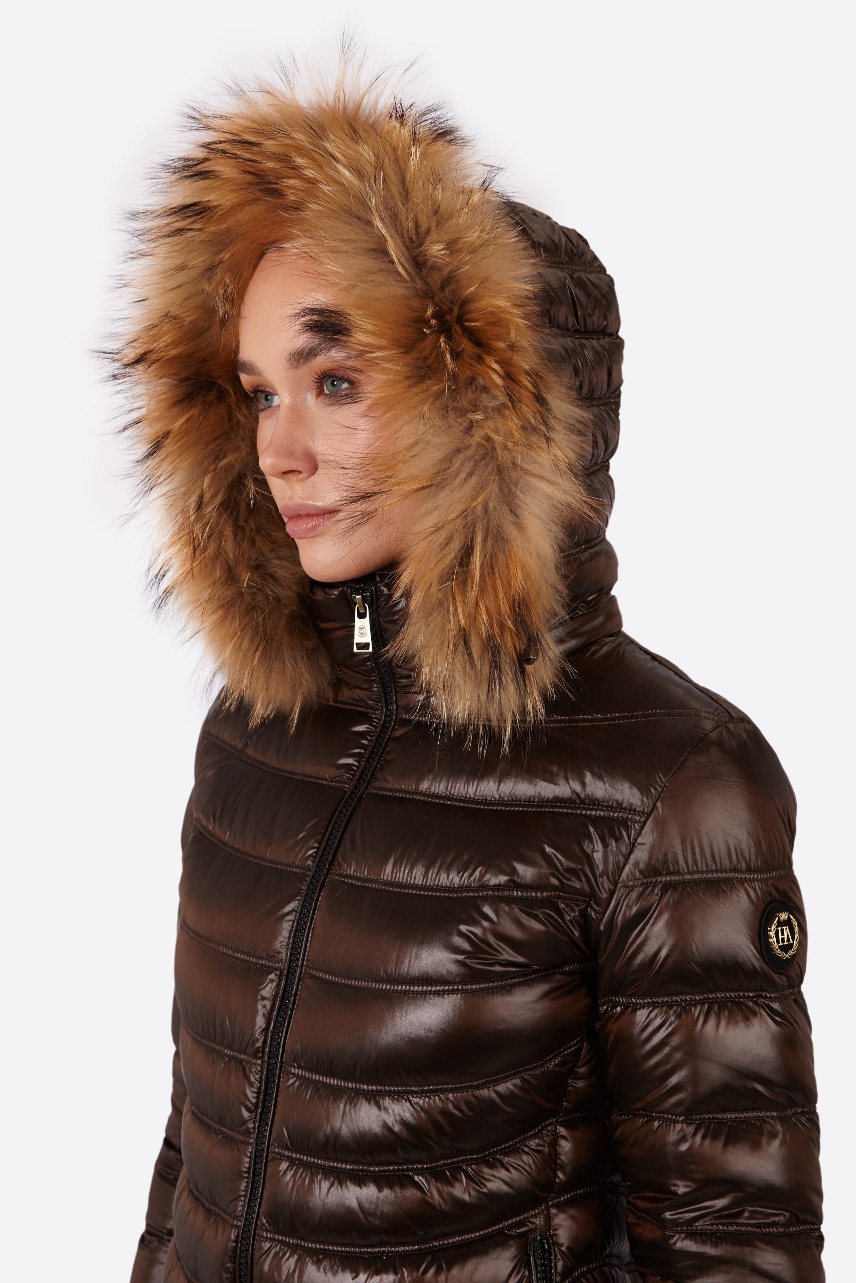 Women's down jacket LION Moka-Jacket-Henry Arroway-XS-Moka/c-Urbanheer