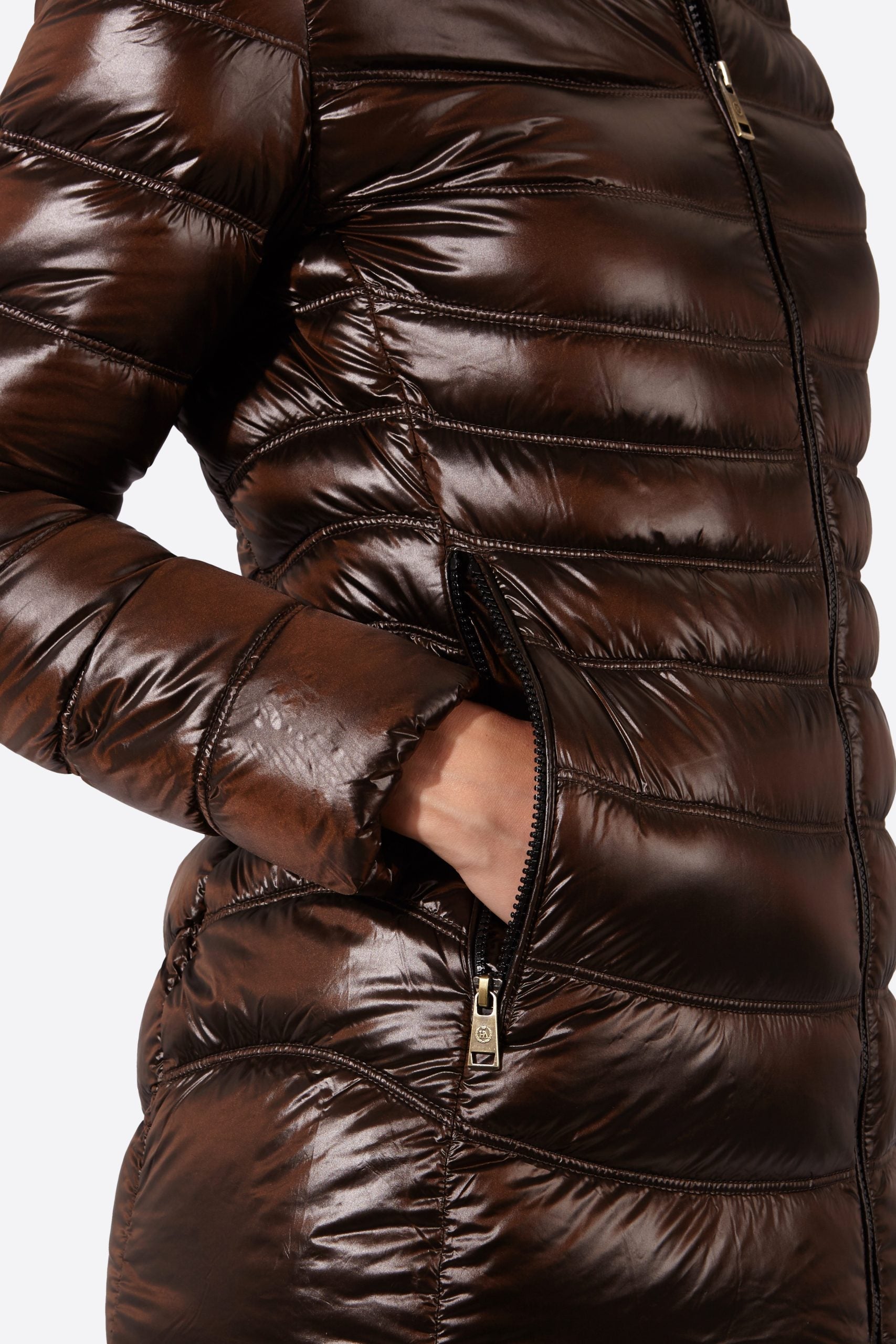 Women's down jacket LION Moka-Jacket-Henry Arroway-XS-Moka/c-Urbanheer