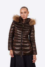 Women's down jacket LION Moka-Jacket-Henry Arroway-XS-Moka/c-Urbanheer