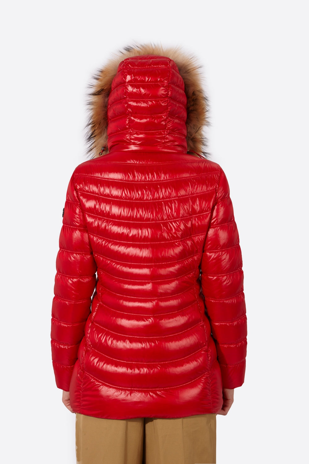 Women's down jacket LION RED-Jacket-Henry Arroway-XS-Red/c-Urbanheer
