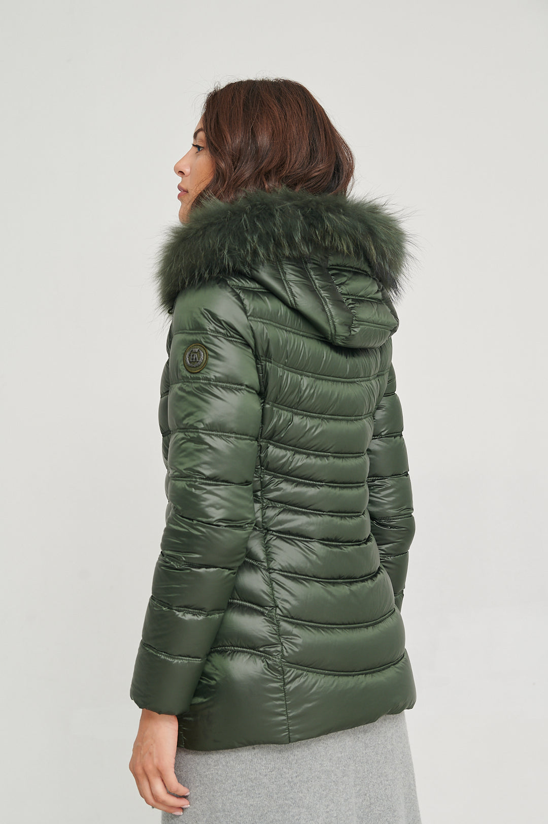 Women's down jacket LION Royal Green-Jacket-Henry Arroway-XS-Royal Green-Urbanheer