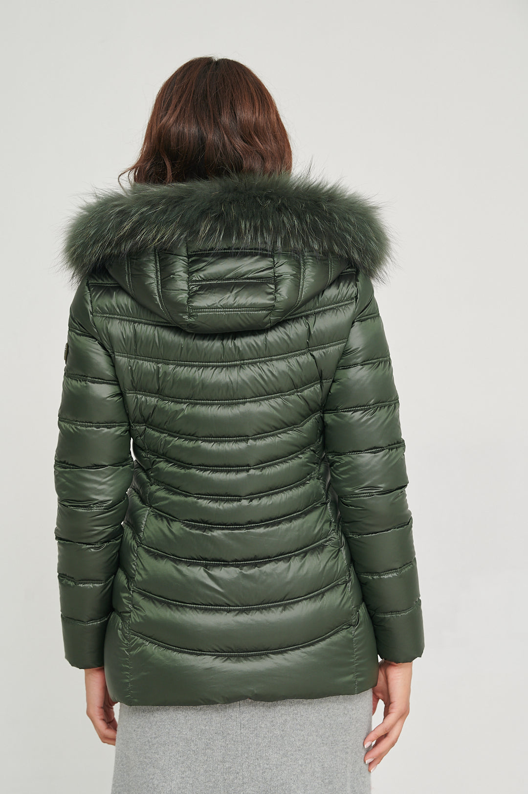 Women's down jacket LION Royal Green-Jacket-Henry Arroway-XS-Royal Green-Urbanheer
