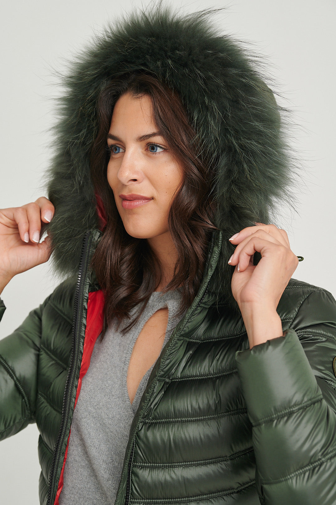 Women's down jacket LION Royal Green-Jacket-Henry Arroway-XS-Royal Green-Urbanheer
