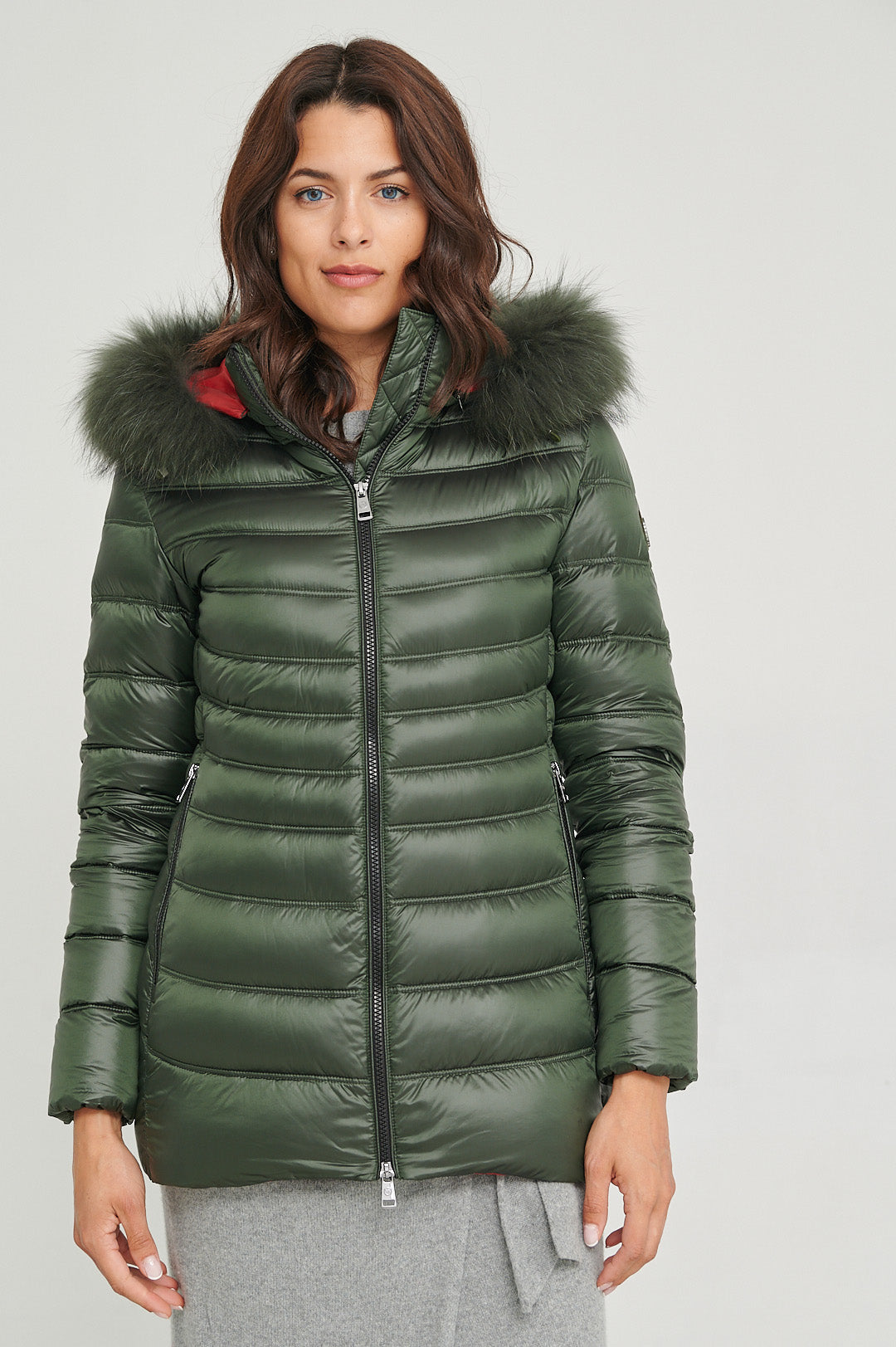 Women's down jacket LION Royal Green-Jacket-Henry Arroway-XS-Royal Green-Urbanheer
