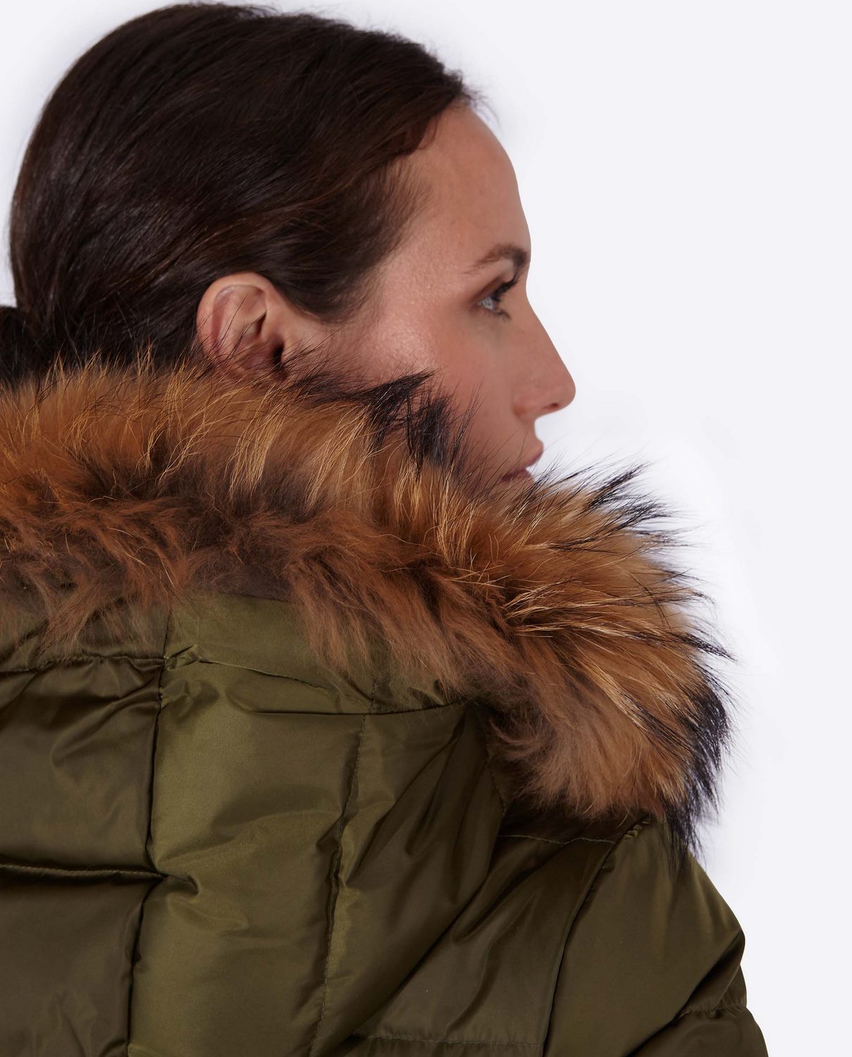 Women's down jacket MANHATTAN Army Green-Jacket-Henry Arroway-XS-Army Green-Urbanheer