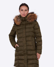 Women's down jacket MANHATTAN Army Green-Jacket-Henry Arroway-XS-Army Green-Urbanheer