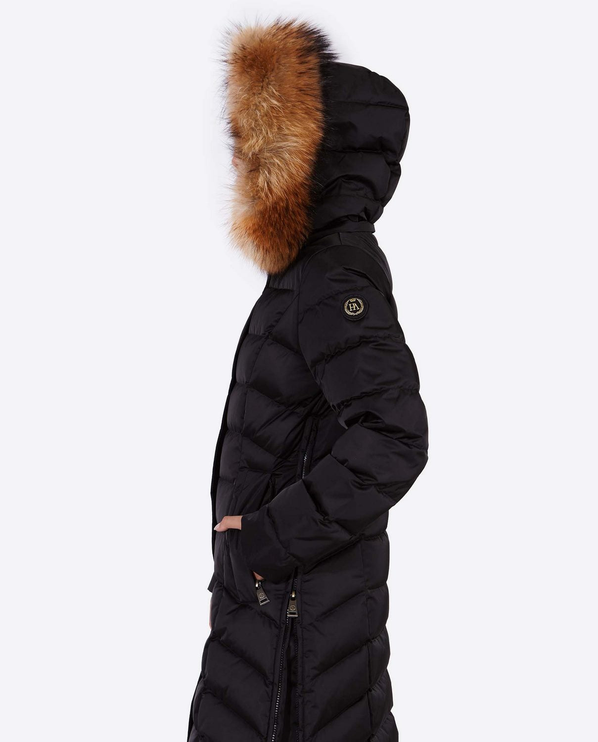 Women's down jacket MANHATTAN BLACK-Jacket-Henry Arroway-XS-Black-Urbanheer