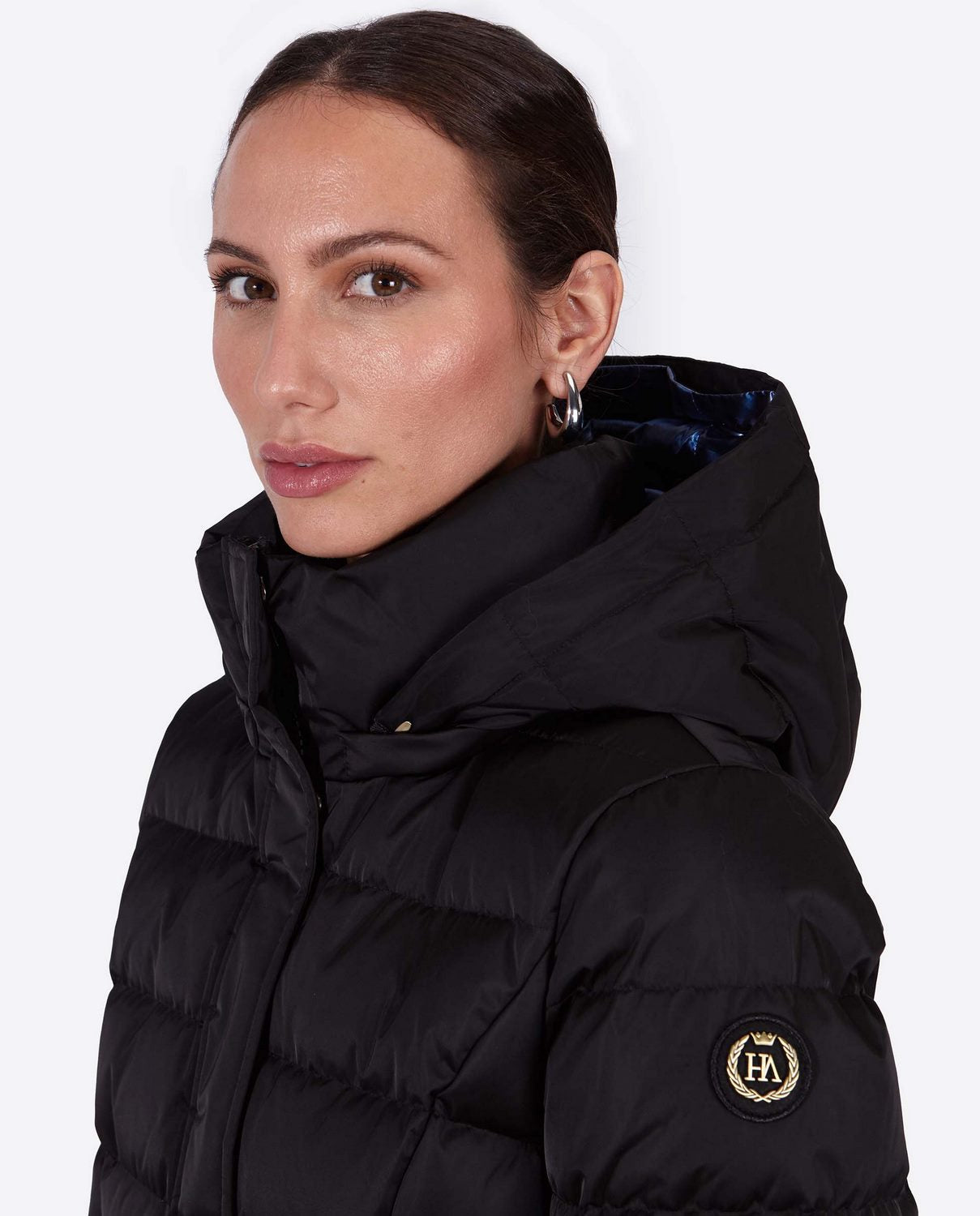 Women's down jacket MANHATTAN BLACK-Jacket-Henry Arroway-XS-Black-Urbanheer