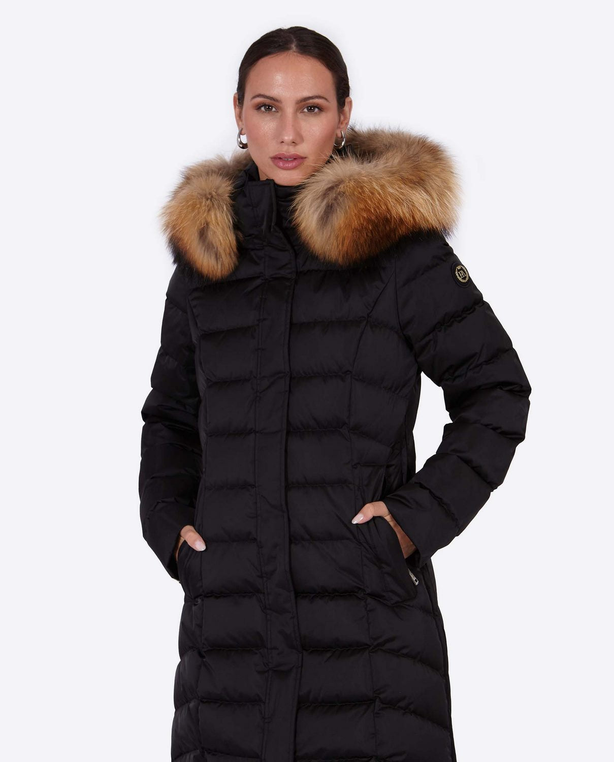 Women's down jacket MANHATTAN BLACK-Jacket-Henry Arroway-XS-Black-Urbanheer