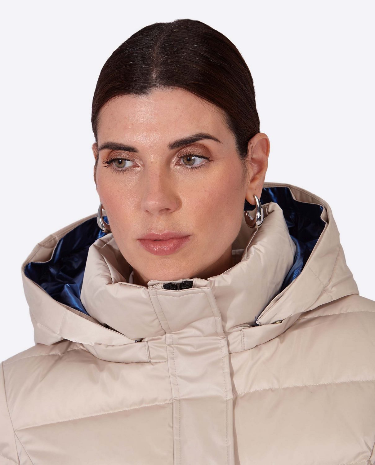 Women's down jacket MANHATTAN CHAMPAGNE-I-Jacket-Henry Arroway-XS-Champagne-1-Urbanheer
