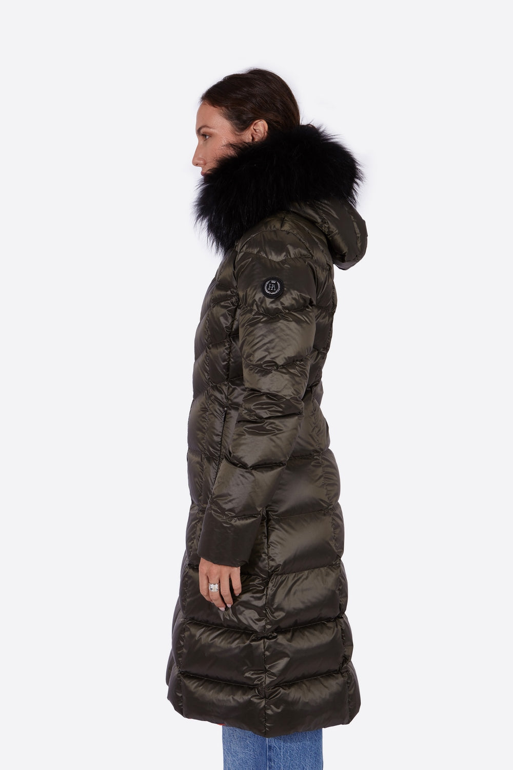 Women's down jacket MORGANA-Jacket-Henry Arroway-XS-Kaki-Urbanheer