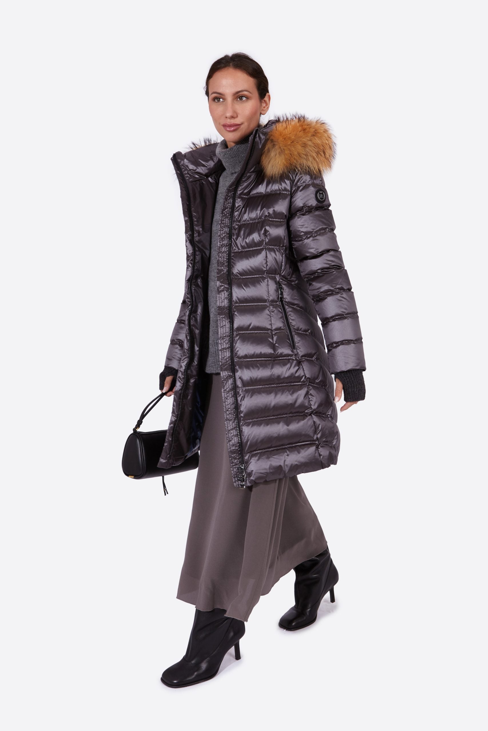 Women's down jacket NIKKI II ANTHRACITE-Jacket-Henry Arroway-XS-ANTHRACITE-Urbanheer