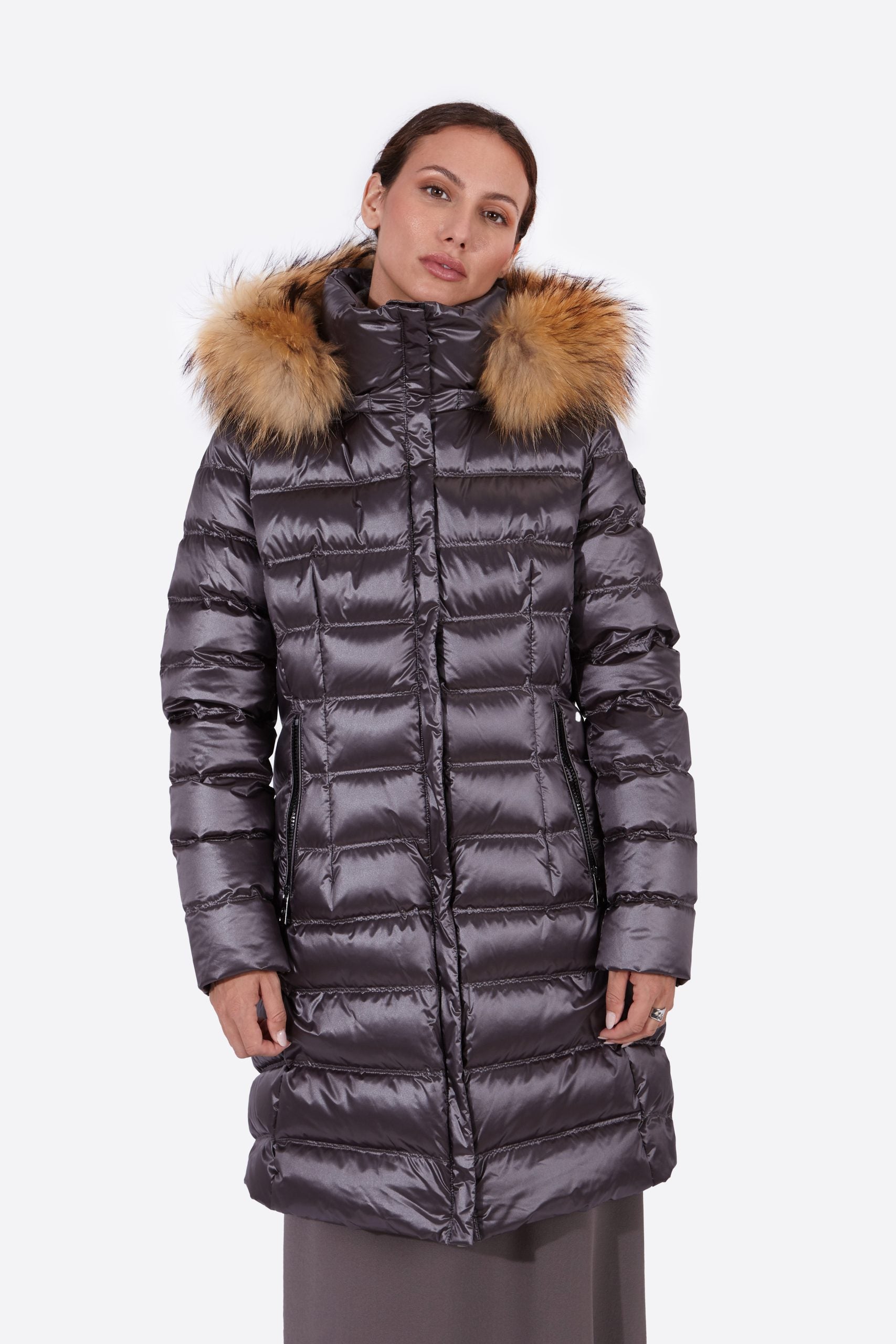 Women's down jacket NIKKI II ANTHRACITE-Jacket-Henry Arroway-XS-ANTHRACITE-Urbanheer