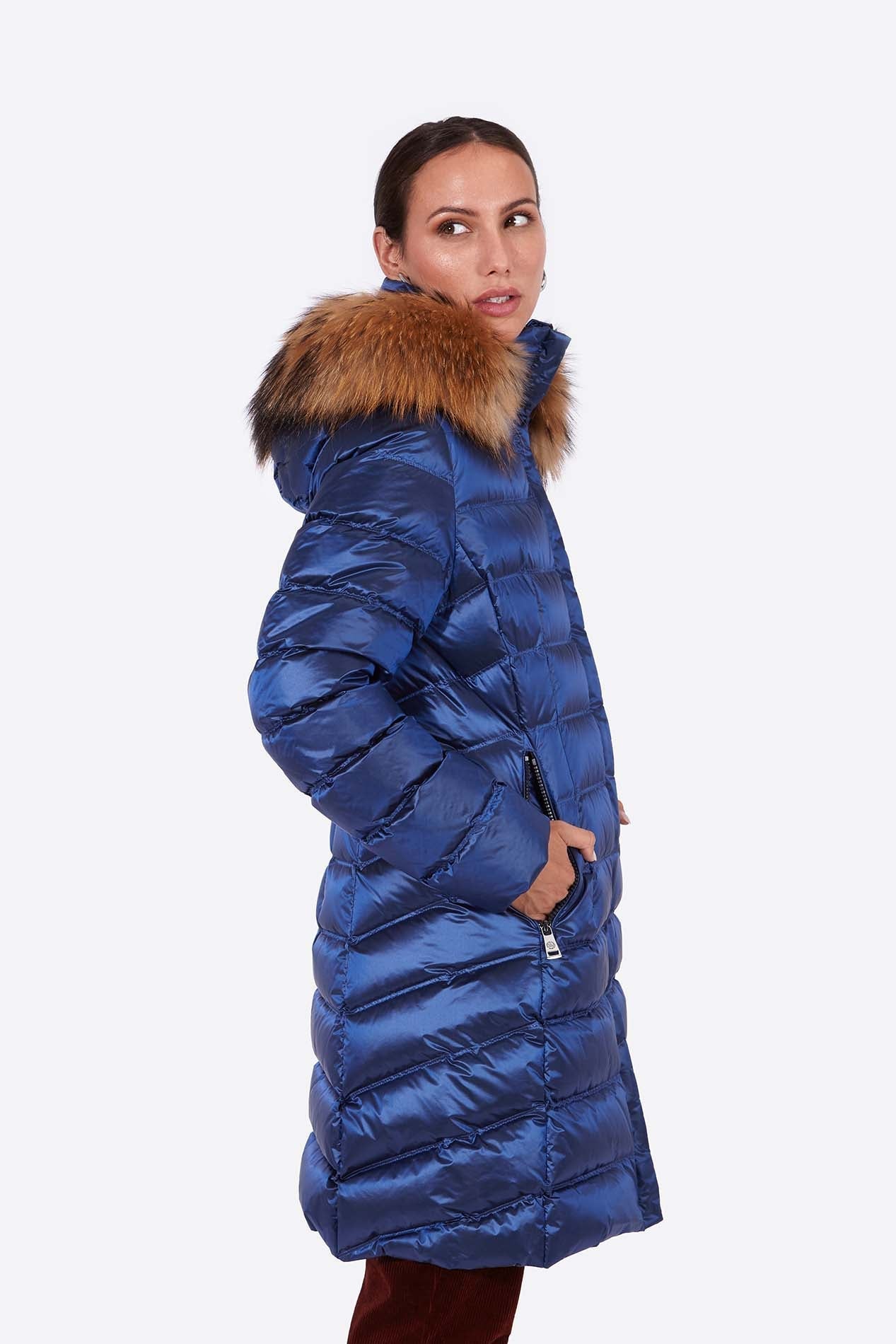 Women's down jacket NIKKI II COBALT-Jacket-Henry Arroway-XS-Cobalt-Urbanheer