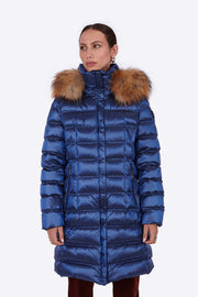 Women's down jacket NIKKI II COBALT-Jacket-Henry Arroway-XS-Cobalt-Urbanheer