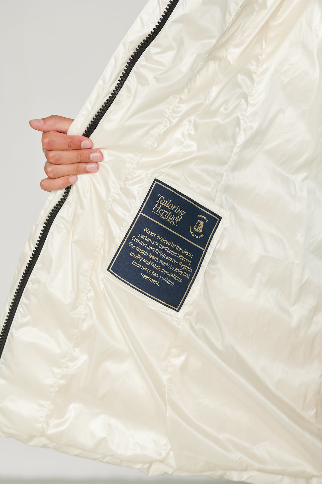 Women's down jacket NIKKI II NACRE-Jacket-Henry Arroway-XS-Nacre-Urbanheer