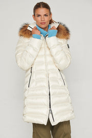 Women's down jacket NIKKI II NACRE-Jacket-Henry Arroway-XS-Nacre-Urbanheer