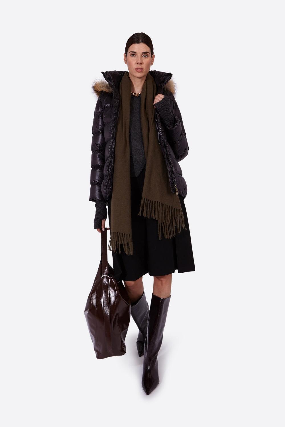 Women's down jacket PRINCESS-N BLACK-Jacket-Henry Arroway-XS-Black/s-Urbanheer